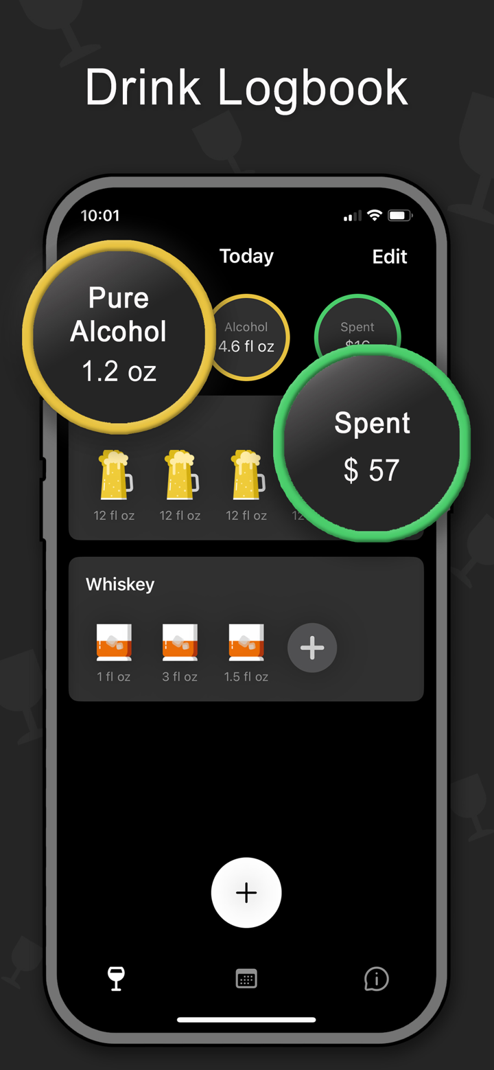 Alco Tracker - Drink Calendar screenshot 1