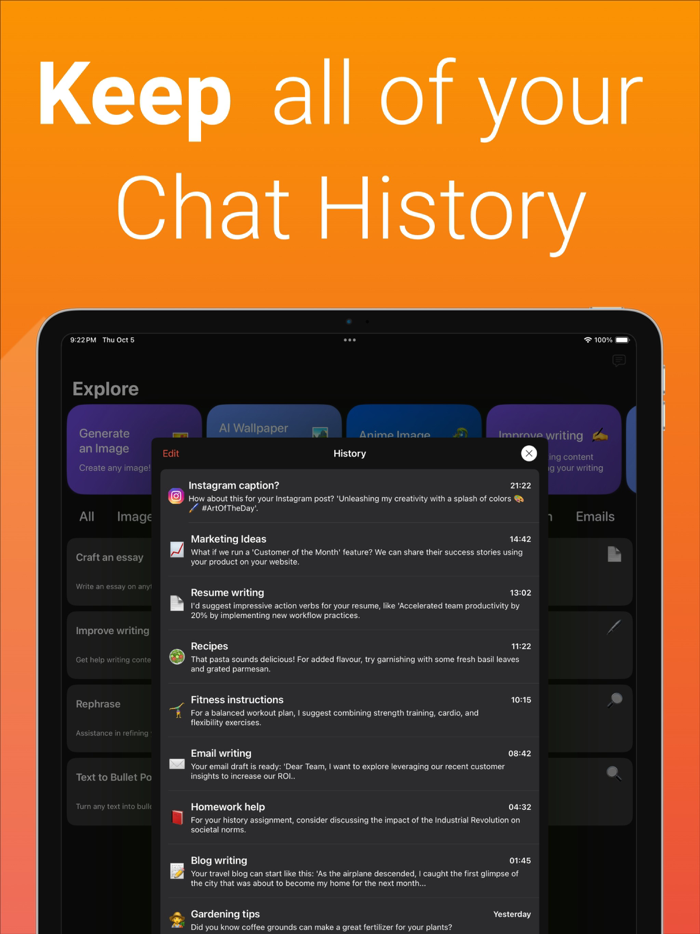 ChatterBot AI - Chat Write Ask