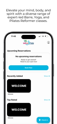 Island Flow Pilates & Wellness iPhone screenshot