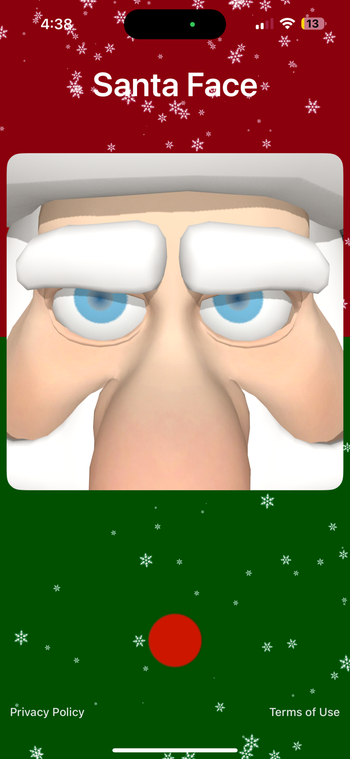 Santa Claus Emoji Face Camera