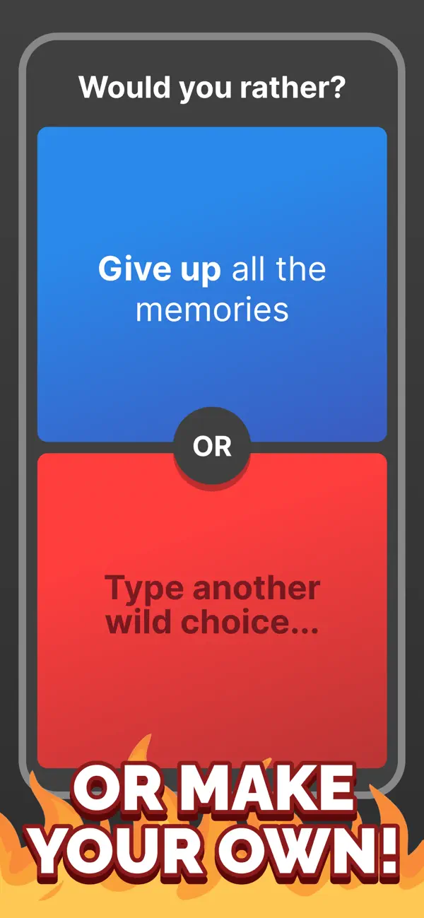 #3. What Would You Choose? Rather (iOS) By: DH3 Games