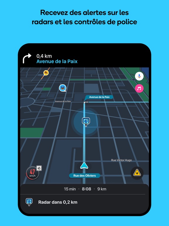 Screenshot #6 pour Navigation Waze et trafic