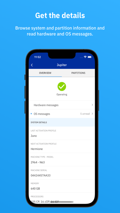 Screenshot #2 pour IBM HMC Mobile