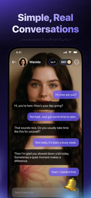 Meetra AI-Chat with Characters iPhone screenshot 4