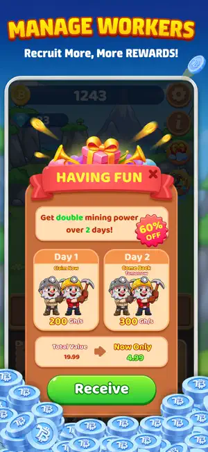 Digger Adventure : My Workers screenshot 2