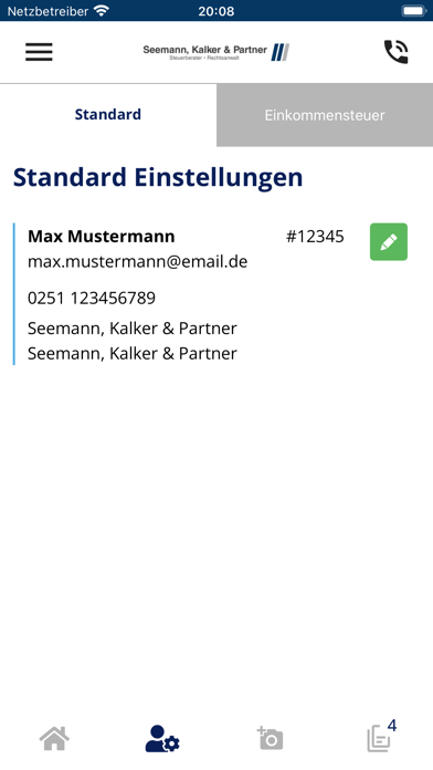Screenshot #2 pour Seemann, Kalker & Partner App