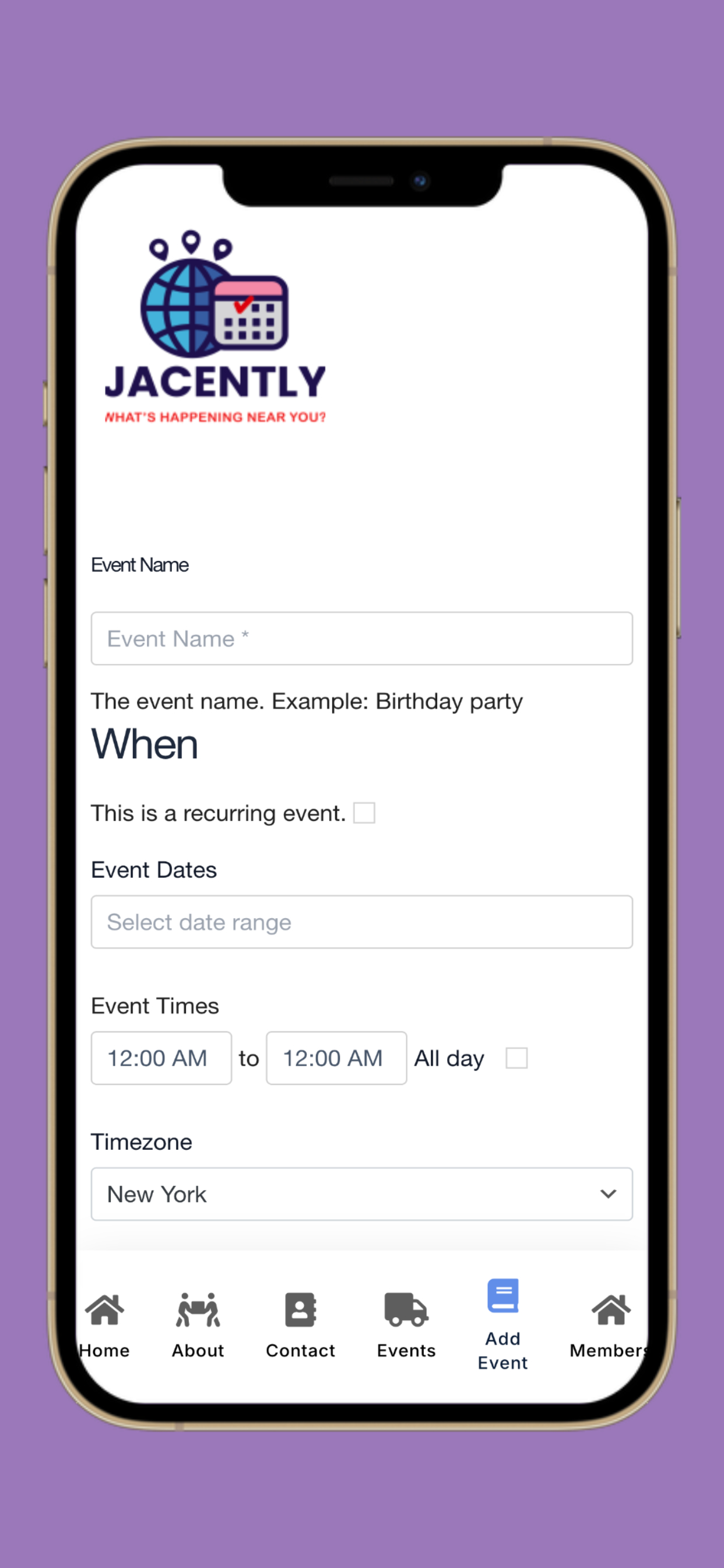 Jacently World Calendar screenshot 3