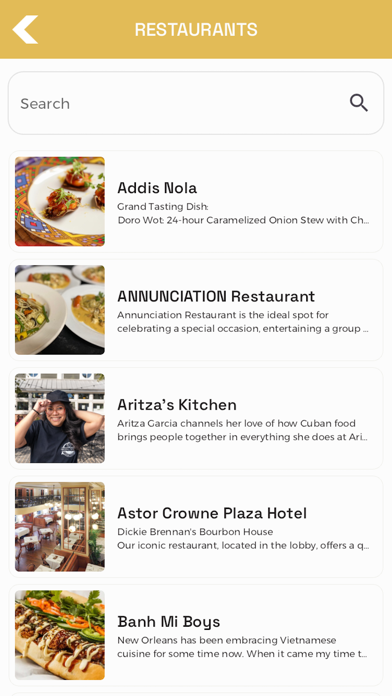 New Orleans Wine & Food Exp. Screenshot