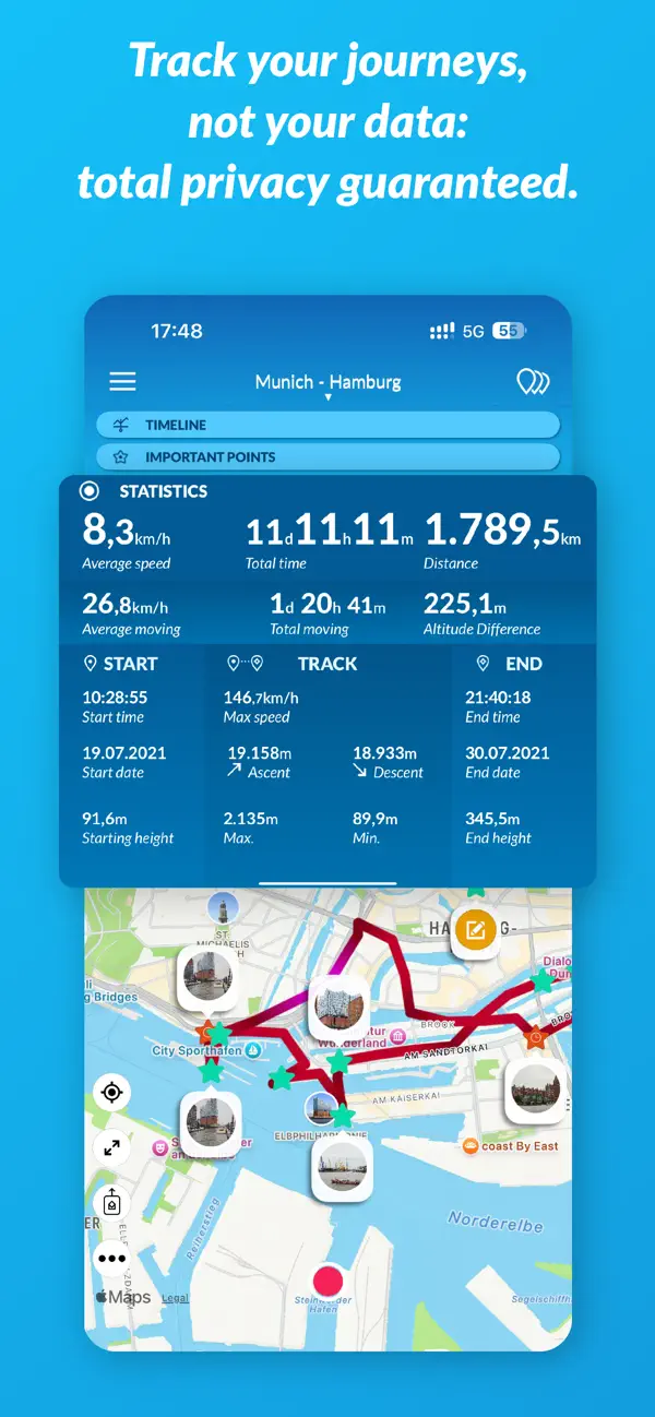 Screenshot #1 pour TraceMyTrack