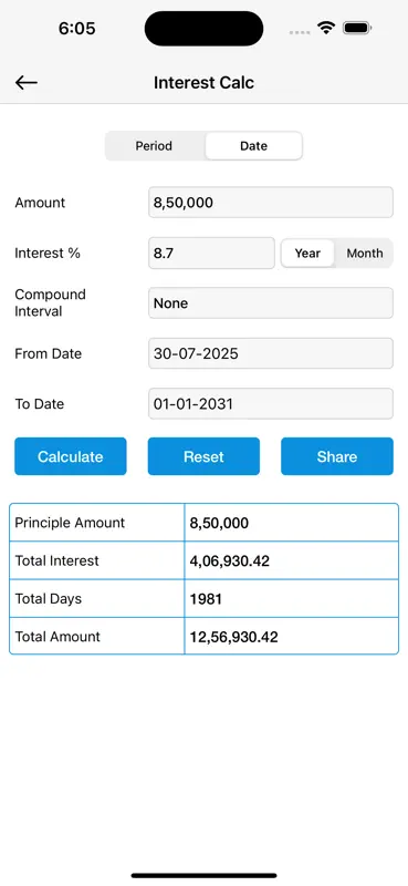 Interest Calculator: Finance screenshot 2 of 8