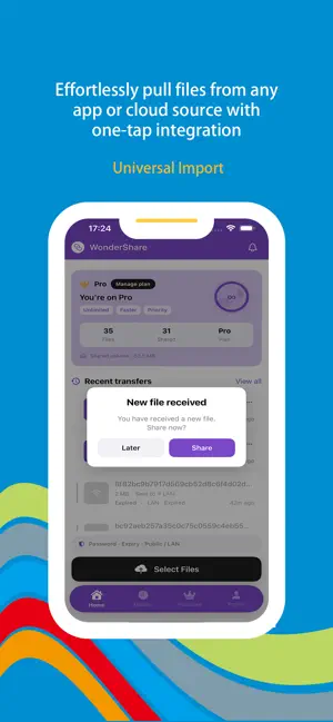Wonder Share - Transfer Files screenshot 1
