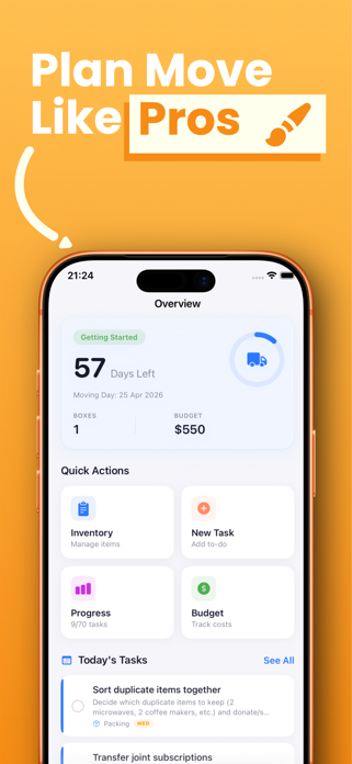 Moving Checklist - MovePlanner Screenshot 5 of 6