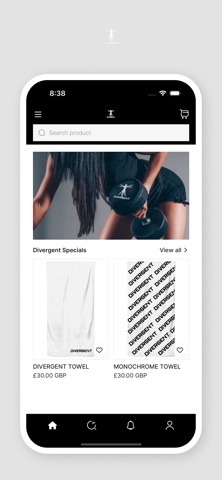 Divergent for Sports App iPhone screenshot