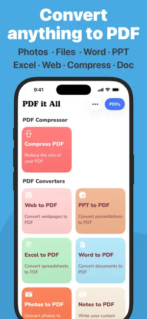 PDF it All Document Converter screenshot 1