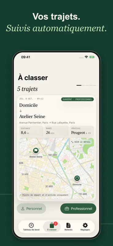 Kilométrage Pro : Trajo screenshot 1 of 6