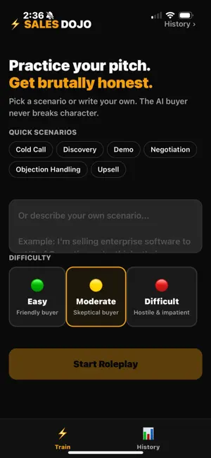 Sales Dojo screenshot 1
