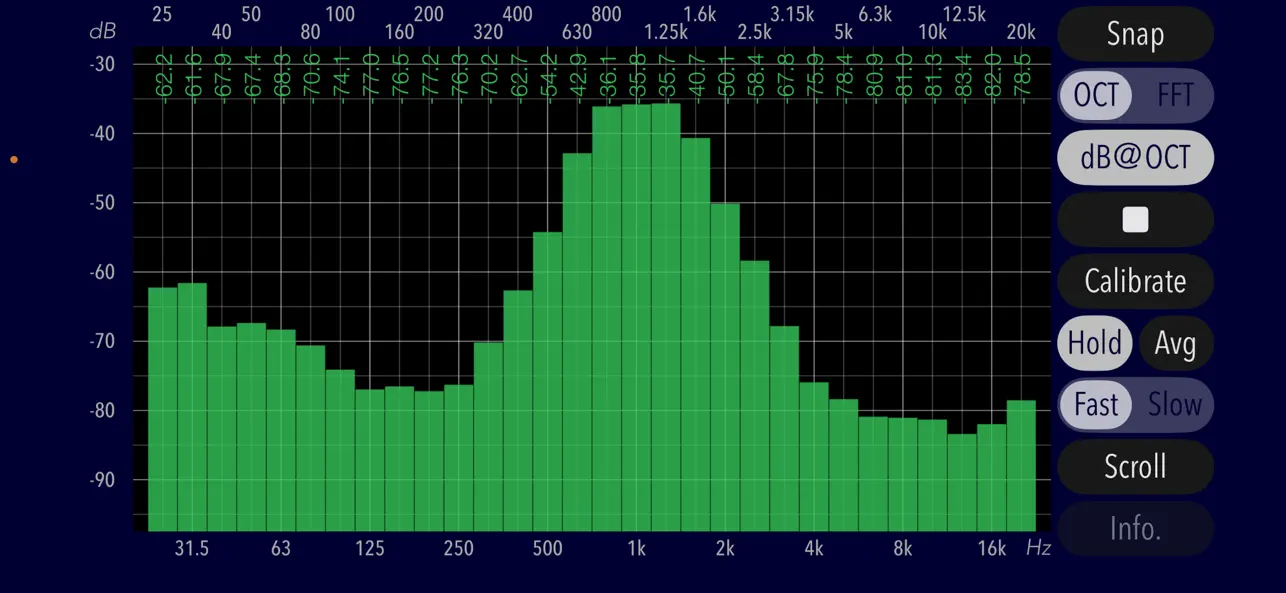 Screenshot #3 pour Audio Frequency Analyzer