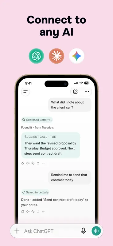 Letterly: AI Note Taker - Memo screenshot 8 of 10