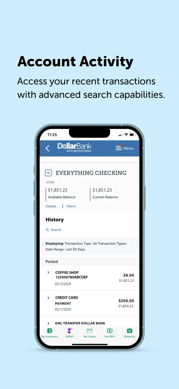 Dollar Bank Mobile App screenshot 3