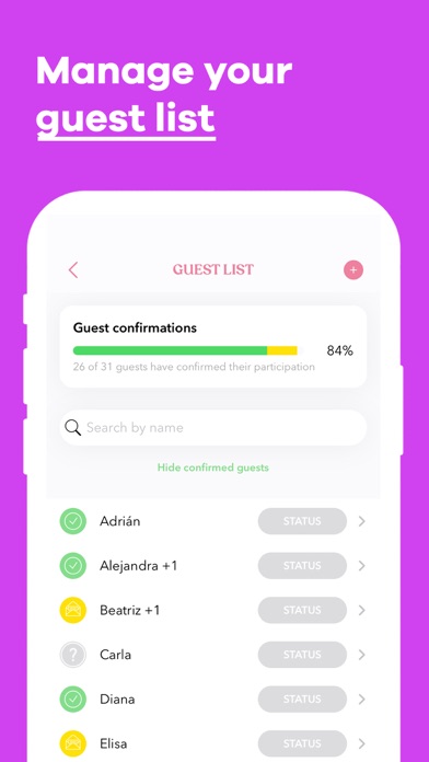 Quincy - Quinceanera Planner Screenshot