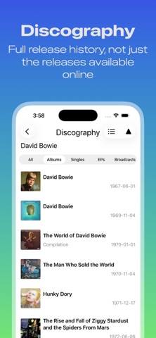 DiscoCat: Discography Catalog Screenshot 3 of 6