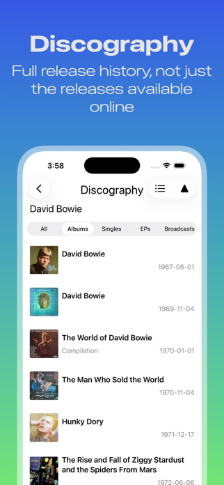 DiscoCat: Discography Catalog Screenshot 3 of 6