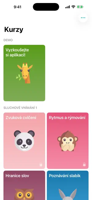 Pavučinka - Sluchové vnímání screenshot 1