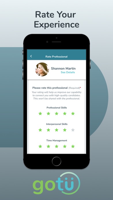 GoTu: Dental Staff Marketplace Screenshot