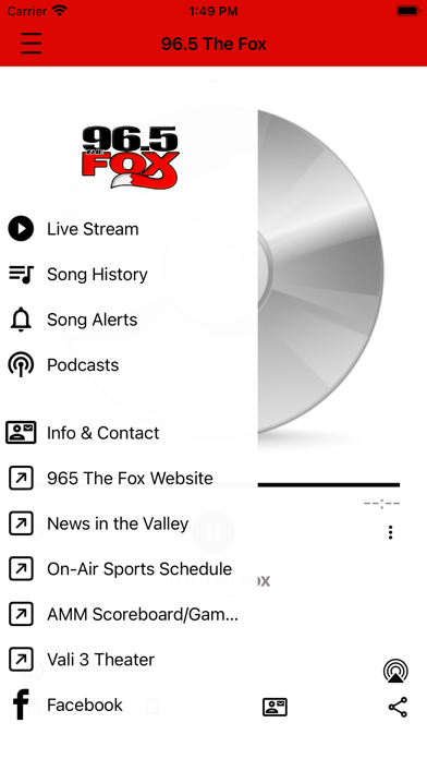96.5 The Fox KSLV Screenshot