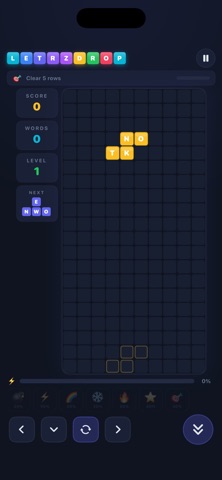 LetrzDrop iPhone screenshot