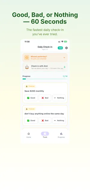 AimYear - Yearly Goal Tracker screenshot 4