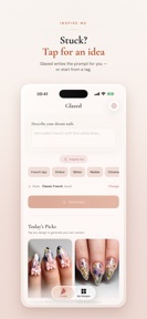 Glazed: AI Nail Design screenshot