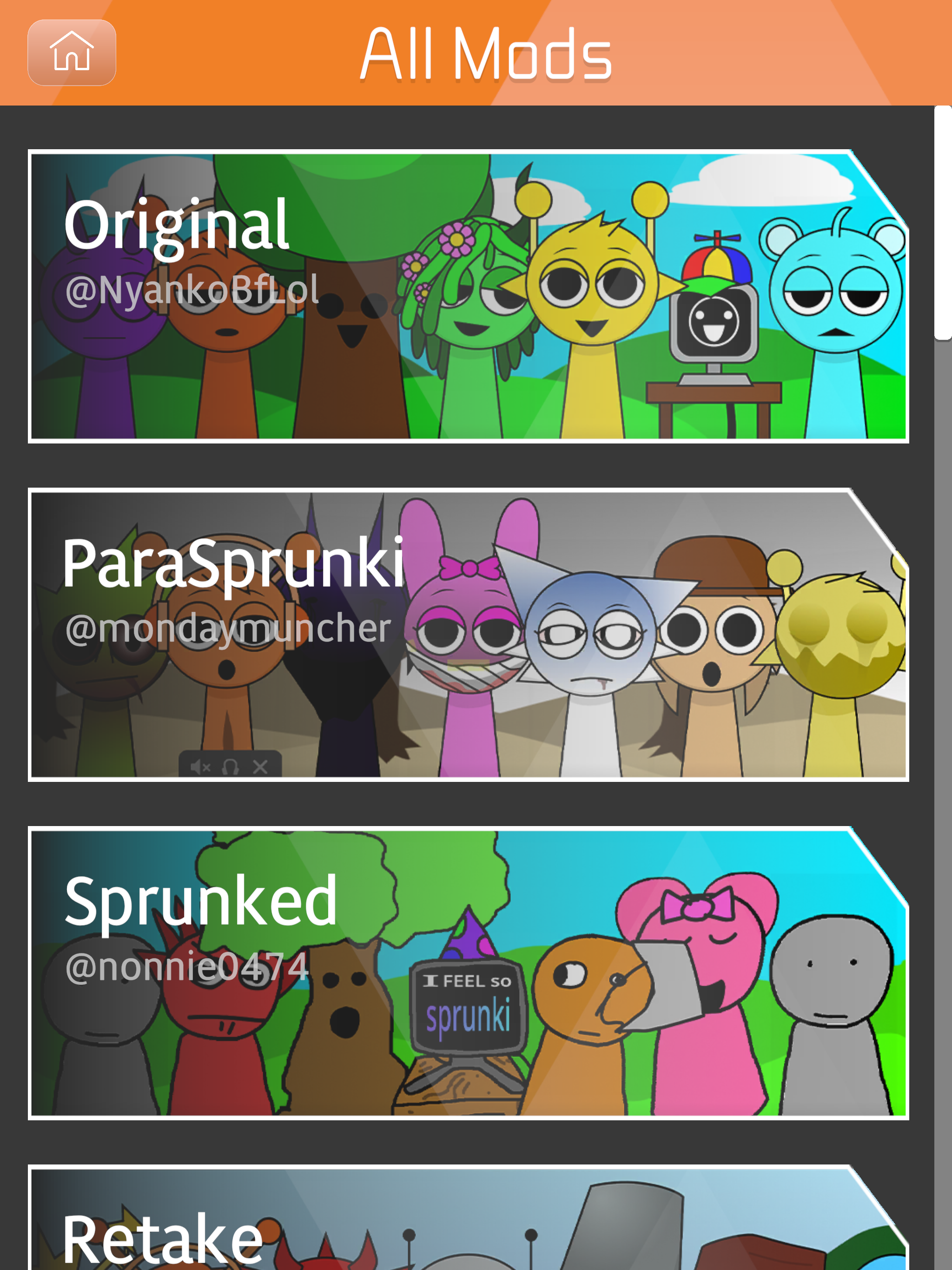All Mods SP Guide