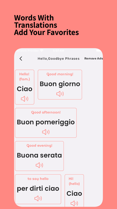 Learn Italian Beginner Offline Screenshot