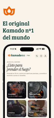 Kamado B10 App iPhone screenshot 1