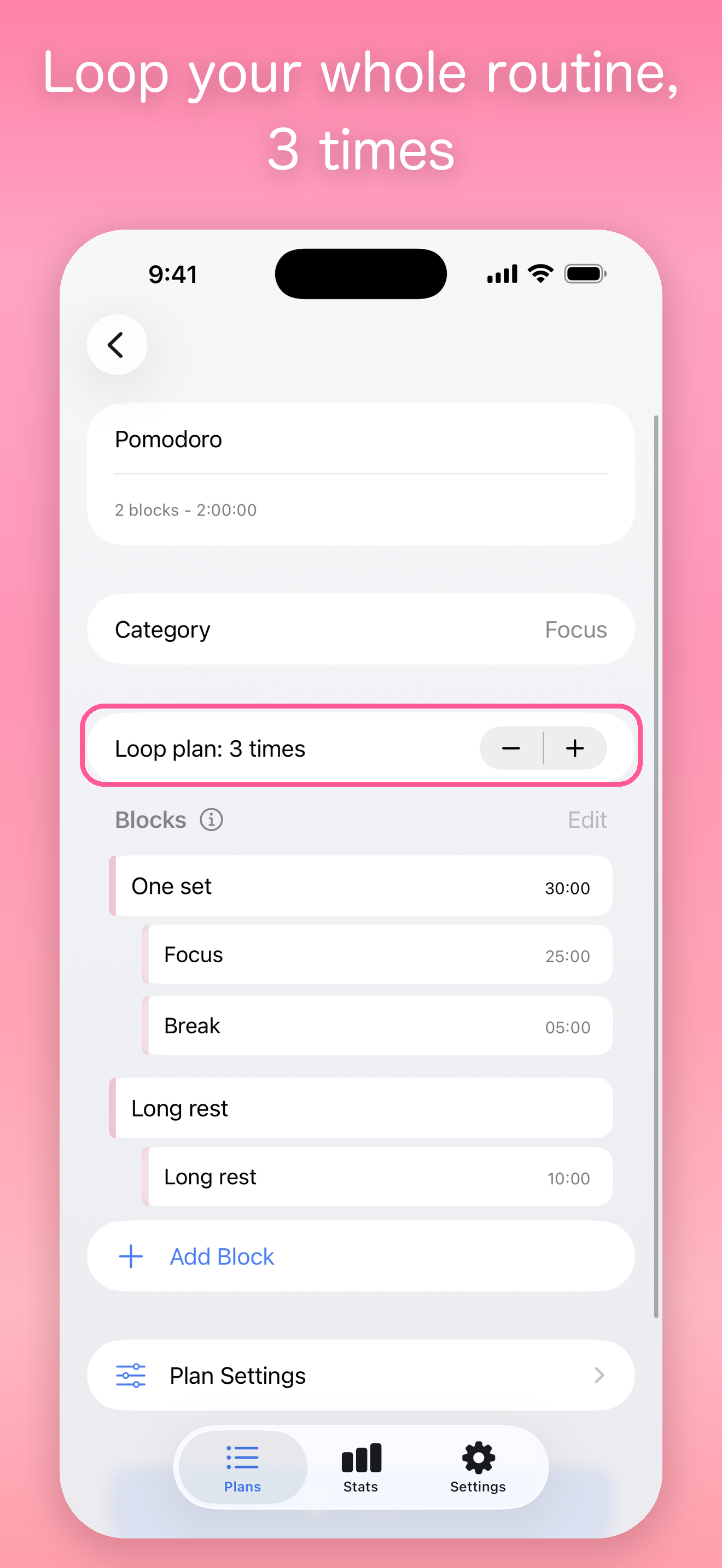 Loopa - Interval Timer screenshot 2