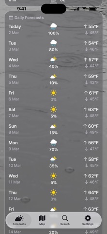 Weather + Radar & Rain Alerts Screenshot 5 of 6