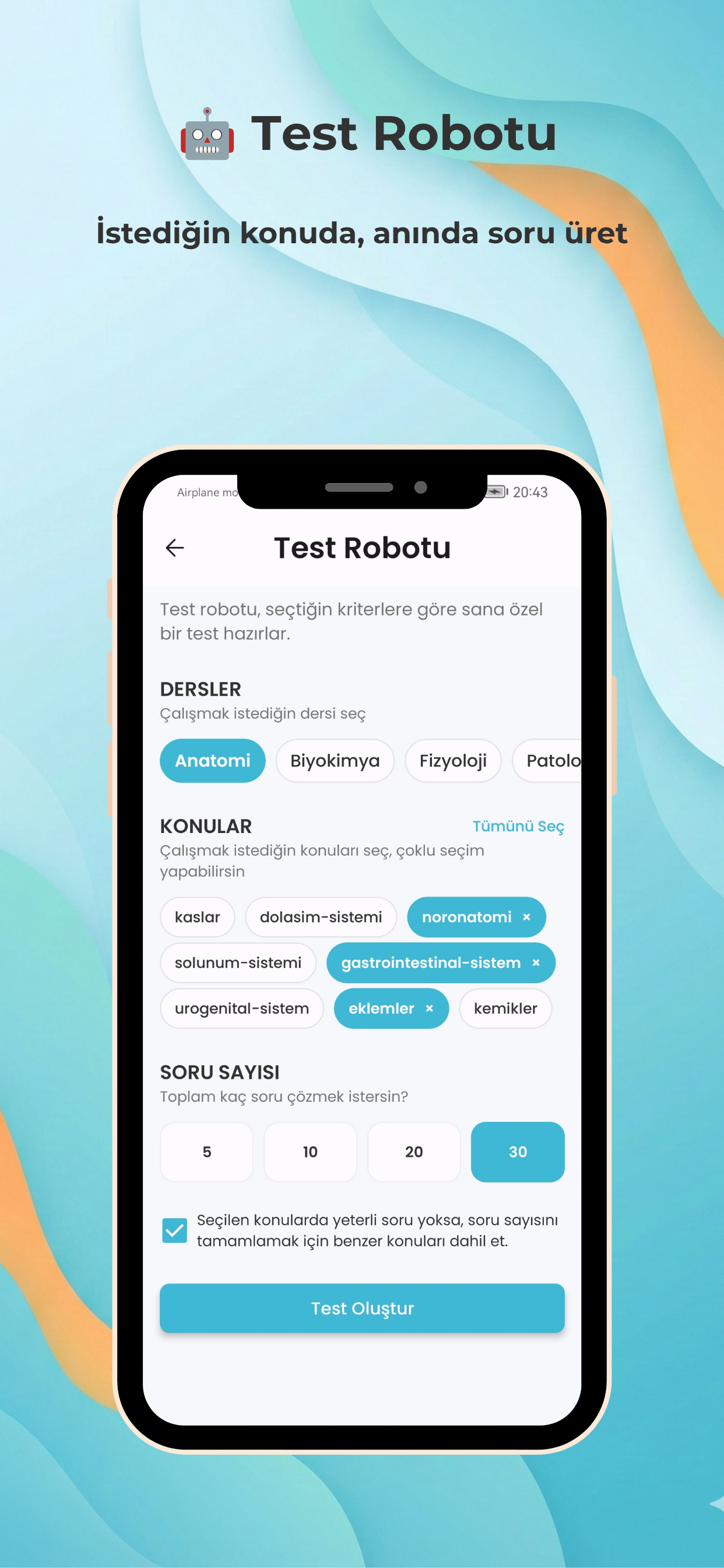 TUS Soru Çöz & Deneme screenshot 3