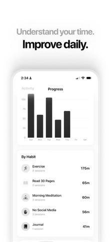 Habii - Habit Tracker iPhone screenshot