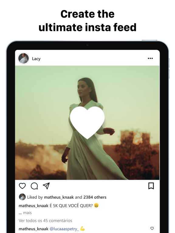 Feed Preview: Ig Grid Layout iPad screenshot 9 - Photo & Video app