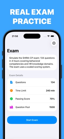 SHRM Test Exam Prep (SHRM-CP) screenshot