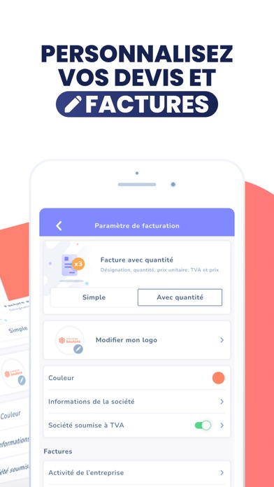 Tiime Invoice facture et devis Screenshot