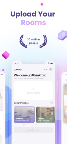 Roomly - AI Room Redesign Screenshot 1 of 5