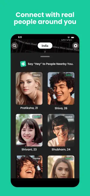 Haiyvee: Discover nearby users screenshot 4