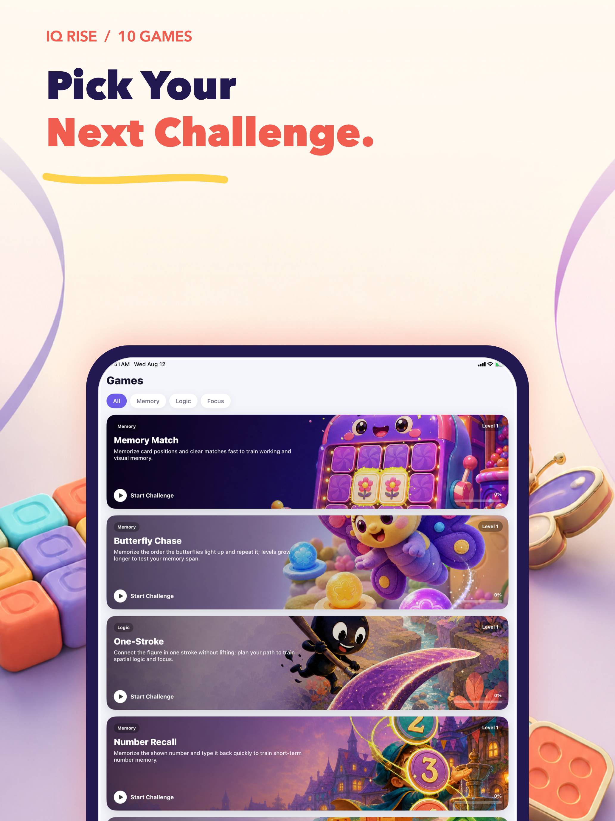 IQ Rise: Brain Training screenshot 8