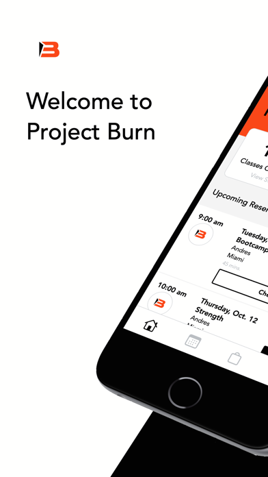 Project Burn Studio iPhone screenshot 1 - Health & Fitness app