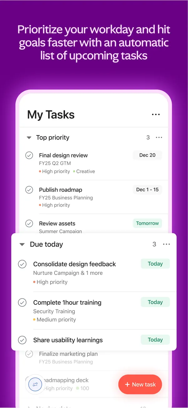 #4. Asana: Work Management (iOS) 来自: Asana, Inc.