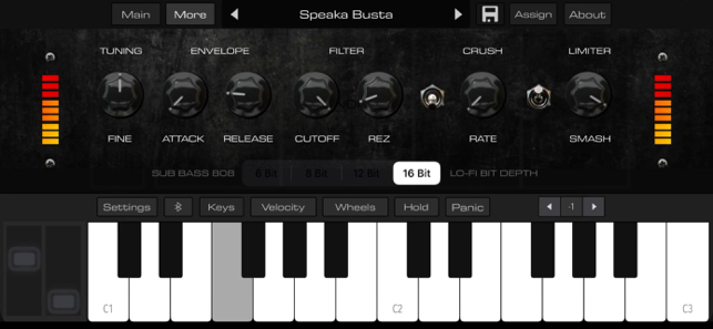 LE01 | Bass 808 Synth + AUv3 Screenshot