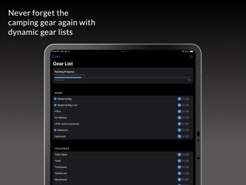 Wild Plan: Camping Planner iPad screenshot