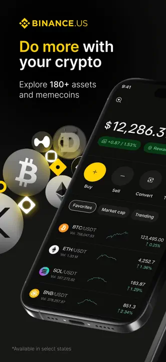 Binance.USのスクリーンショット（1/9）